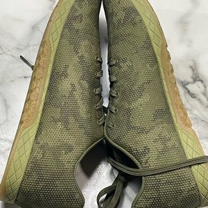 Size 15 green army trainer shoes from Nobull. New condition